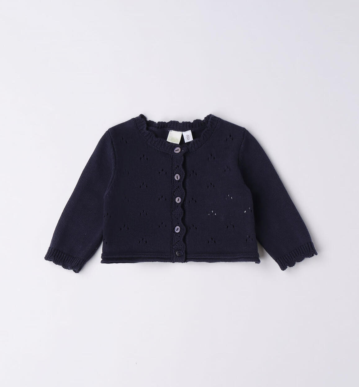 Cardigan traforato neonata BLU iDO