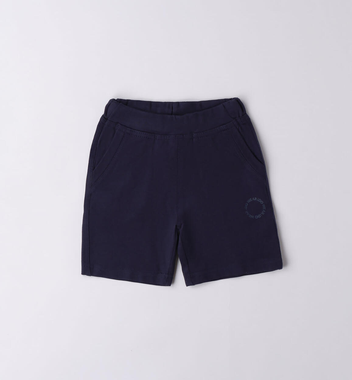 Comodo pantalone corto bambino BLU iDO