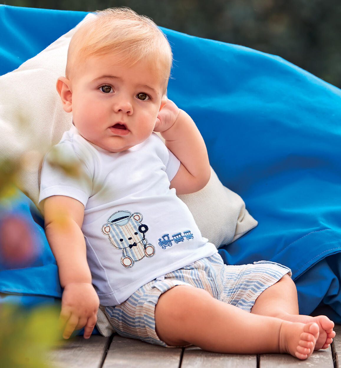 Boys' two-piece outfit WHITE Minibanda