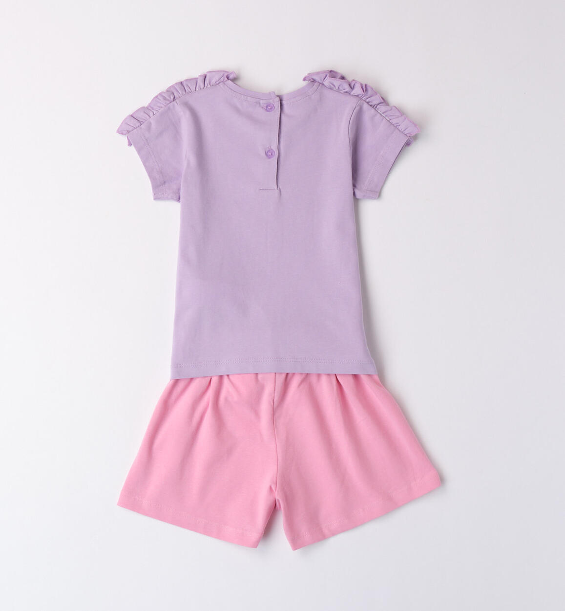 Girls' summer outfit with flamingo VIOLET Sarabanda