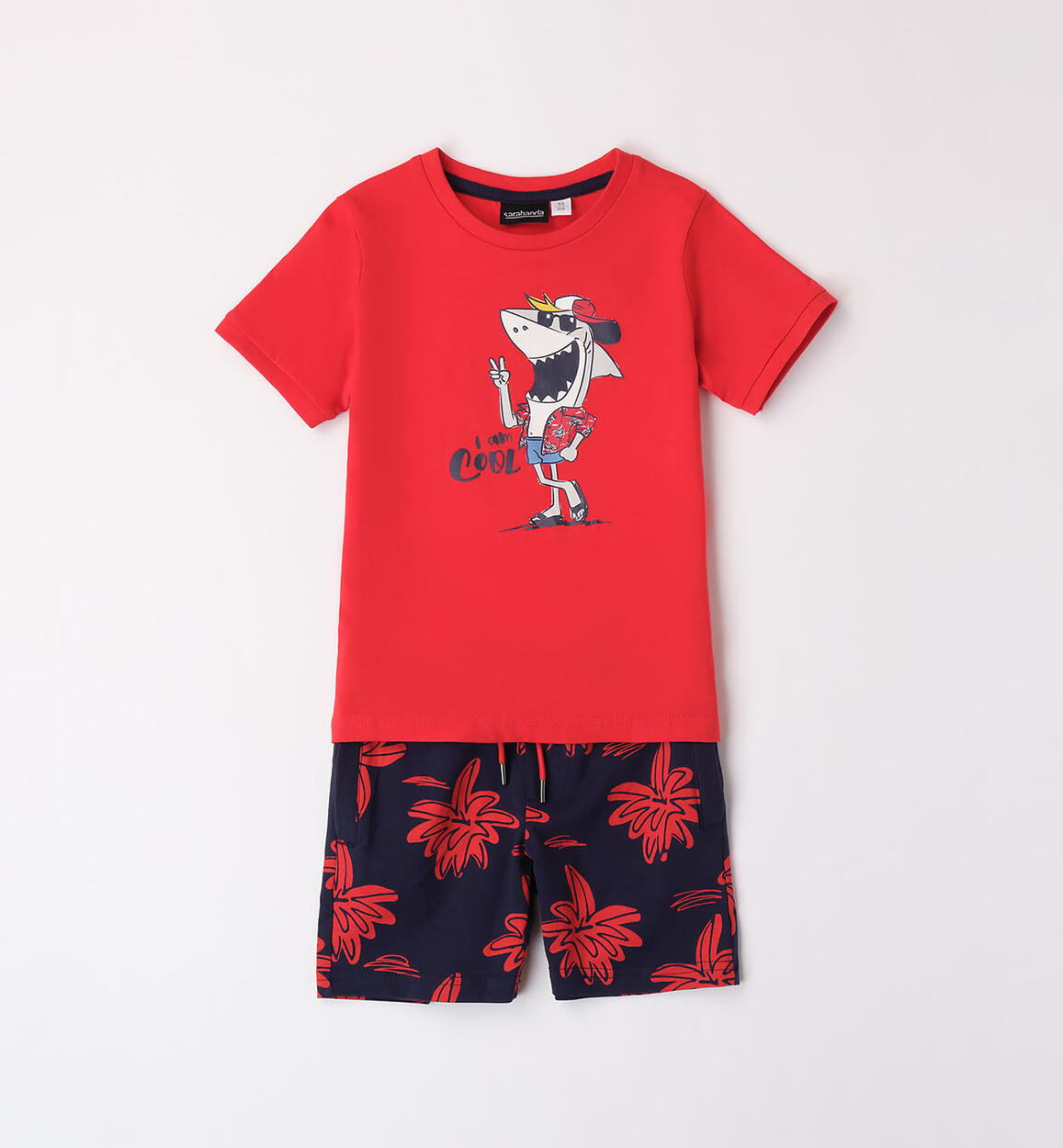 Boys' shark outfit RED Sarabanda