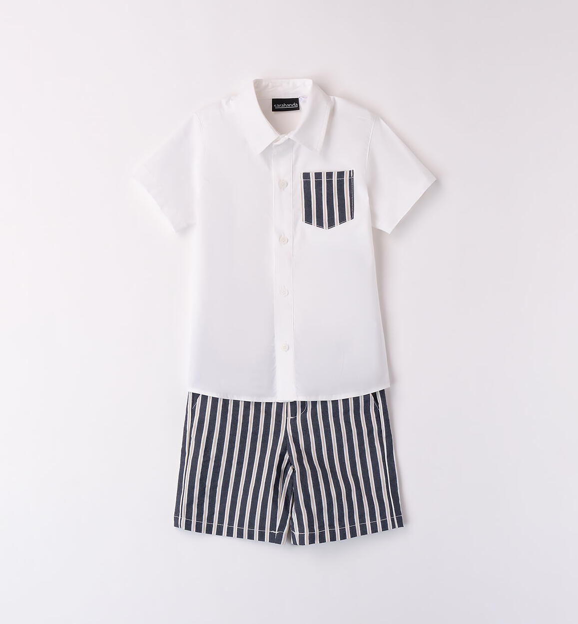 Completo bambino elegante BIANCO Sarabanda