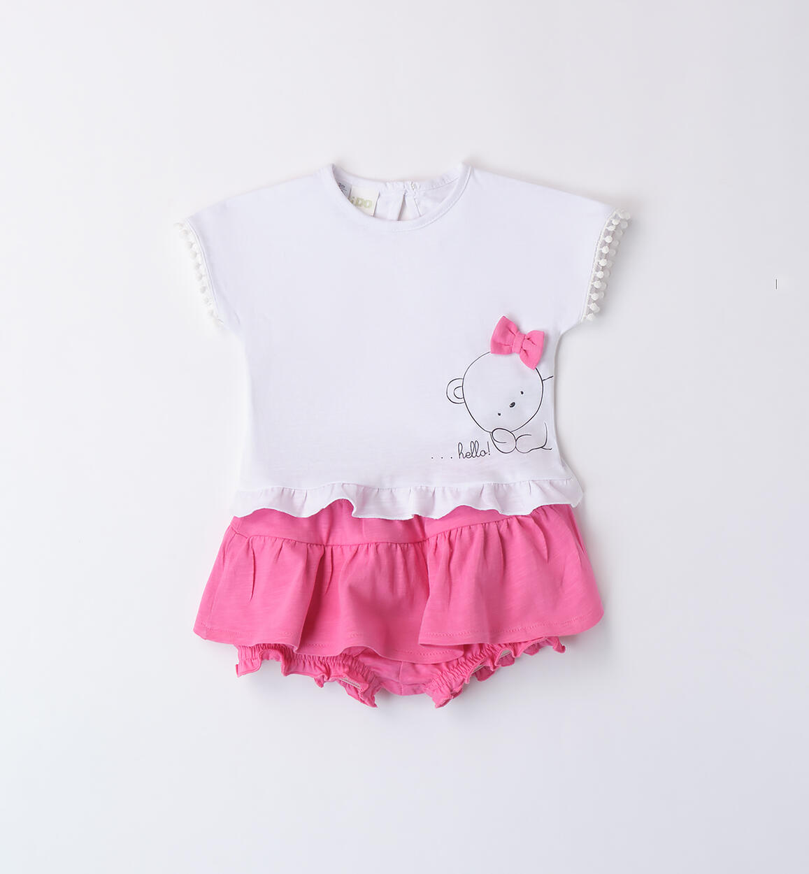 Completo bimba con pantagonna ROSA iDO