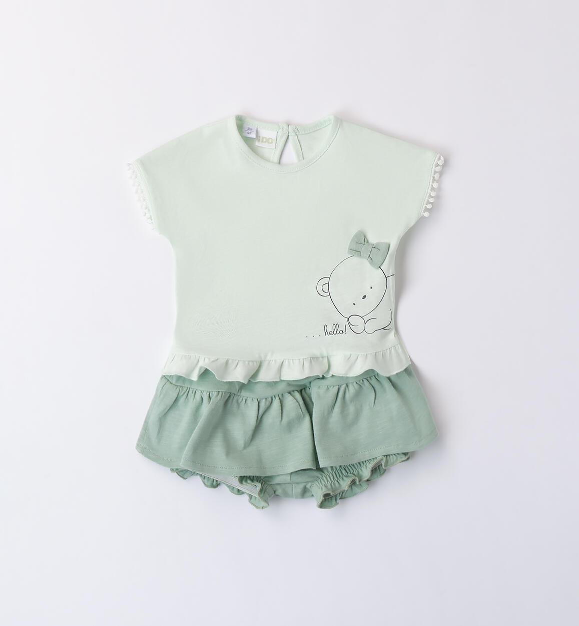 Completo bimba con pantagonna VERDE iDO