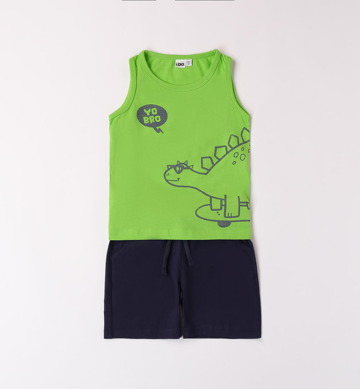 Tank top outfit for boys GREEN iDO