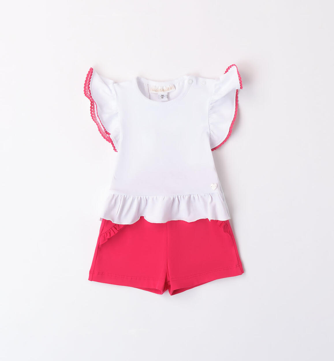 Girls' two-piece outfit RED Minibanda