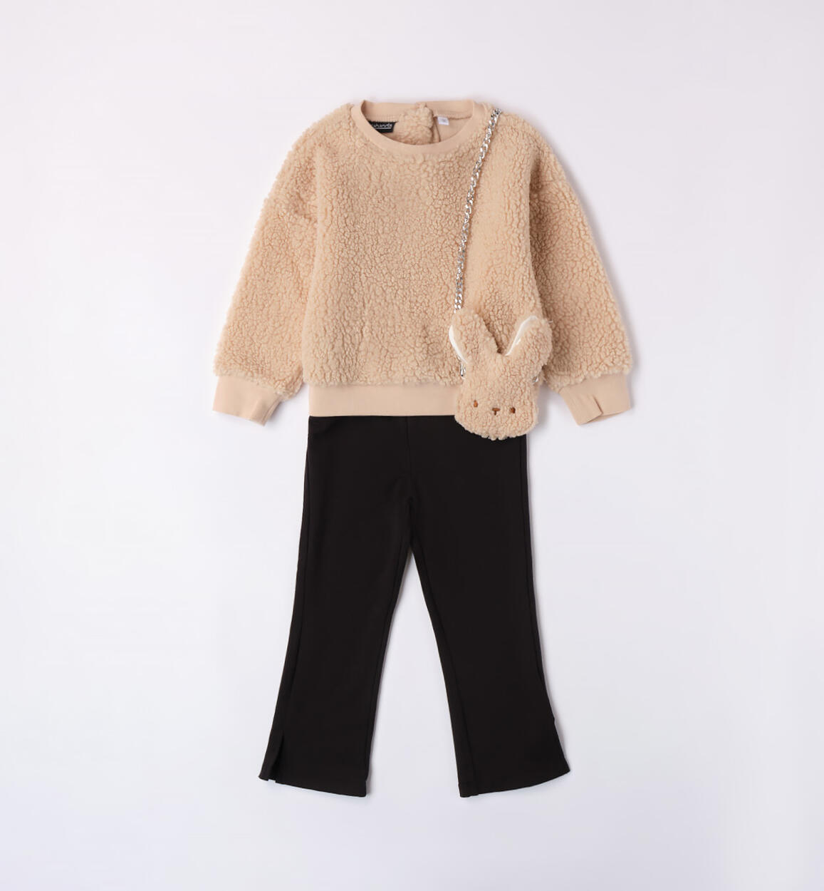 Completo due pezzi per bambina BEIGE Sarabanda