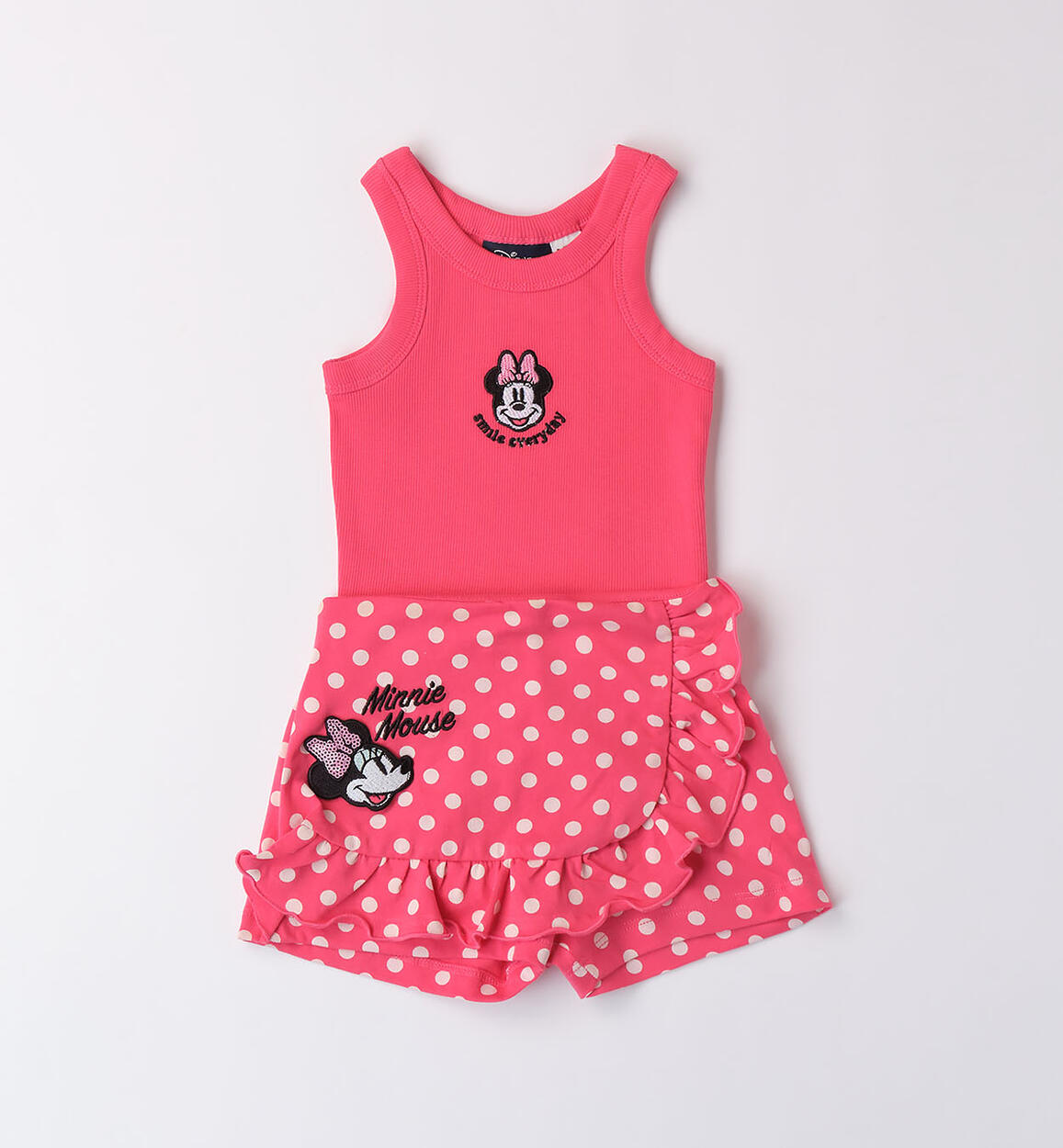 Girls' Minnie Mouse summer set ORANGE iDO