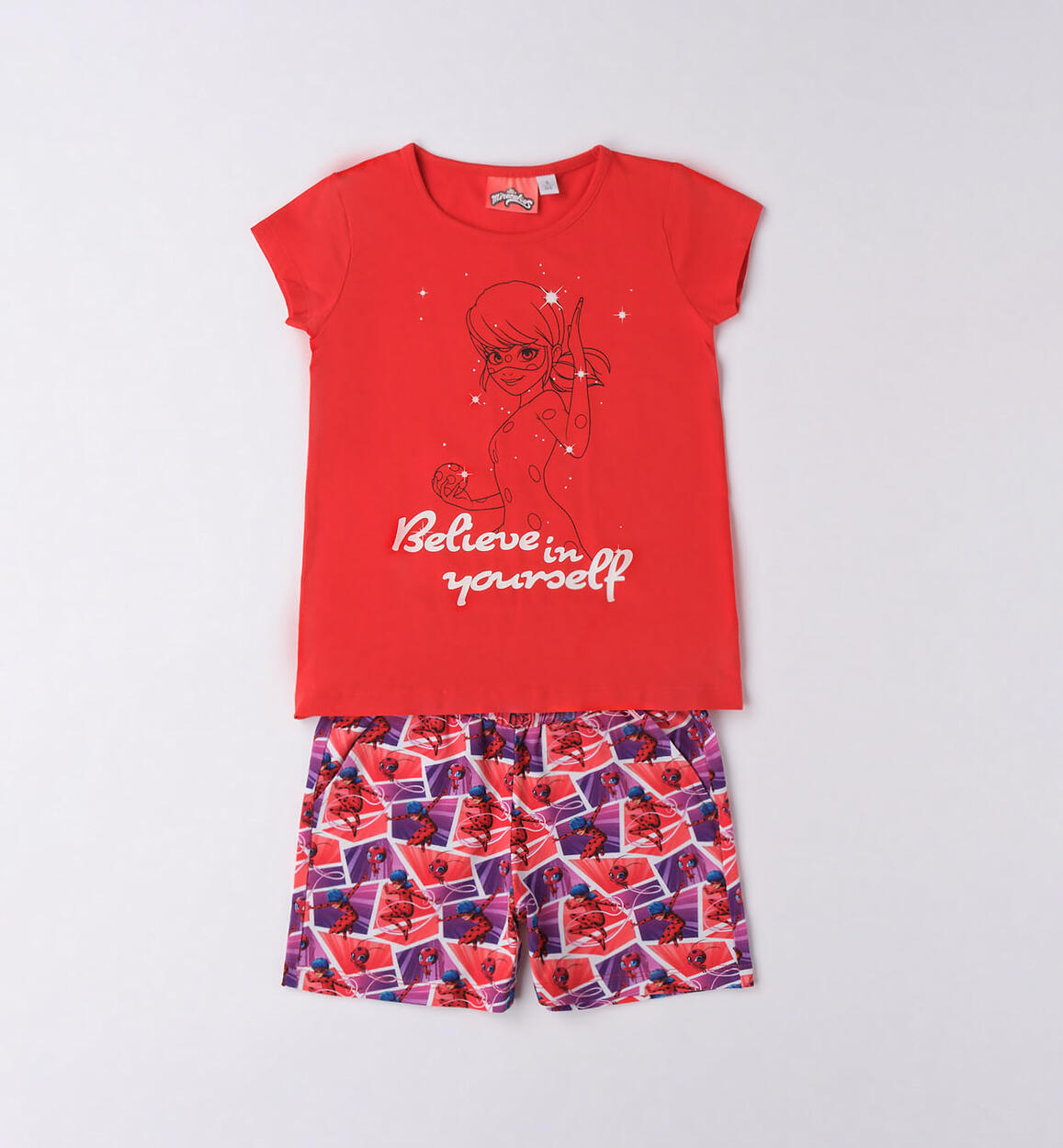 Completo rosso bambina "Miracolous" ROSSO iDO