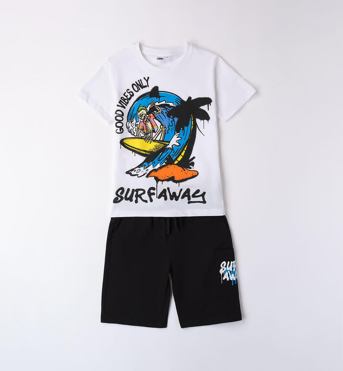 Completo surf per ragazzo BIANCO iDO