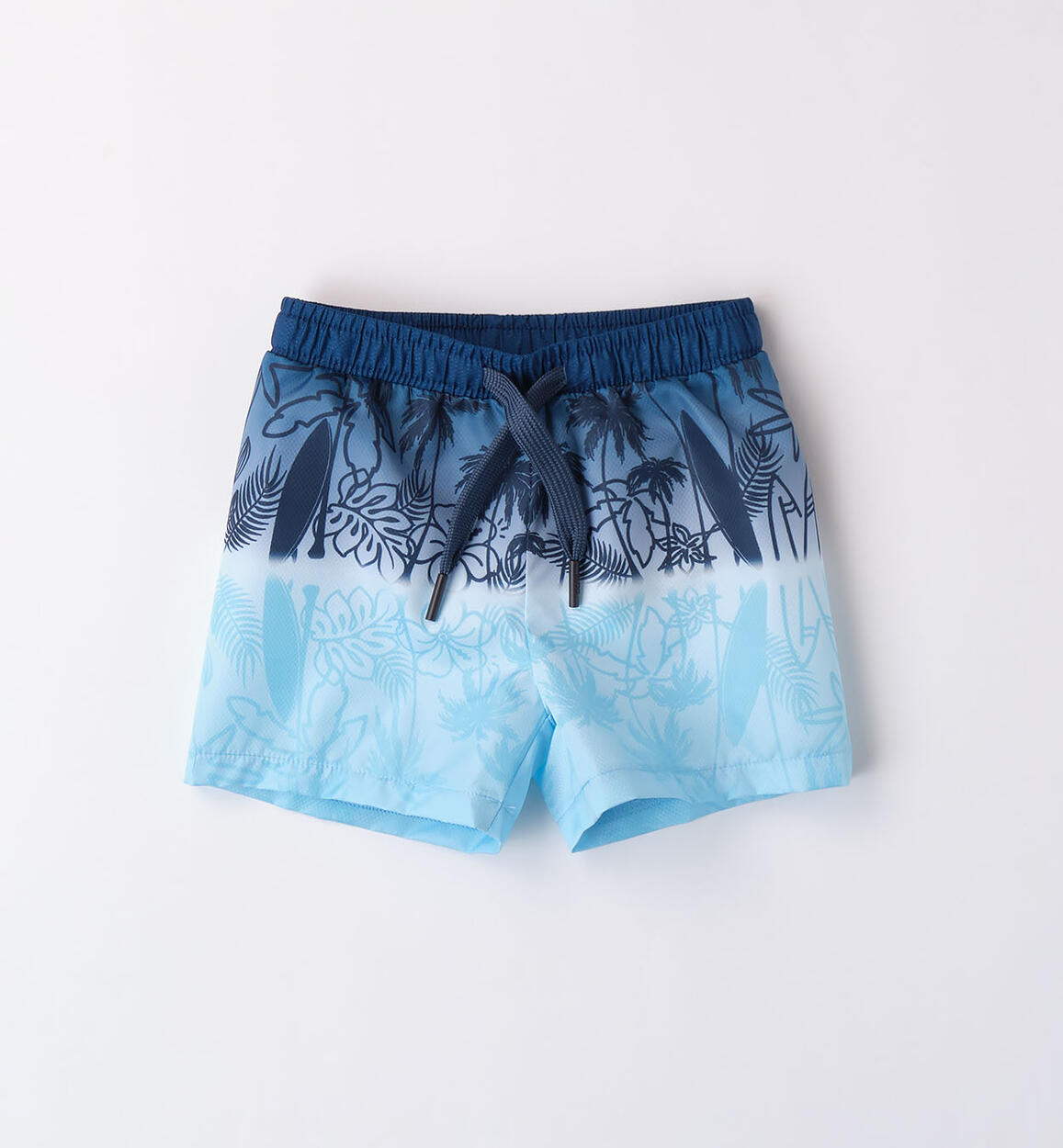 Boys' sky blue boxer-style swimsuit BLUE Sarabanda