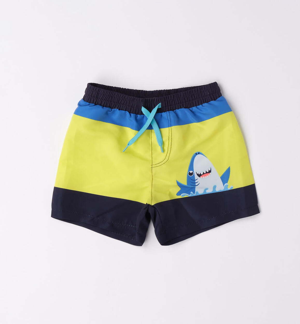 Costume boxer bambino con squalo BLU iDO