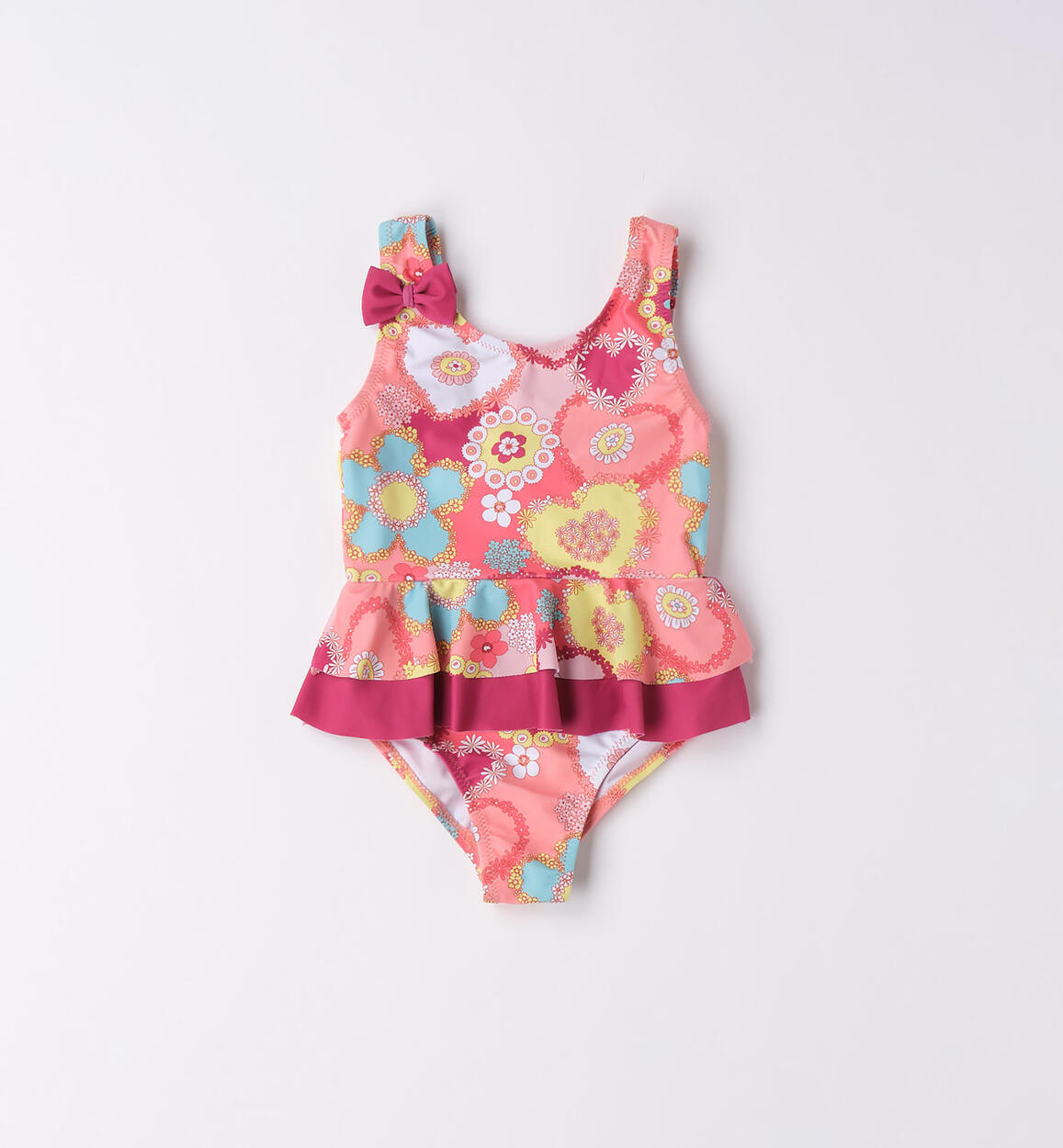 Costume mare intero bambina BIANCO Sarabanda