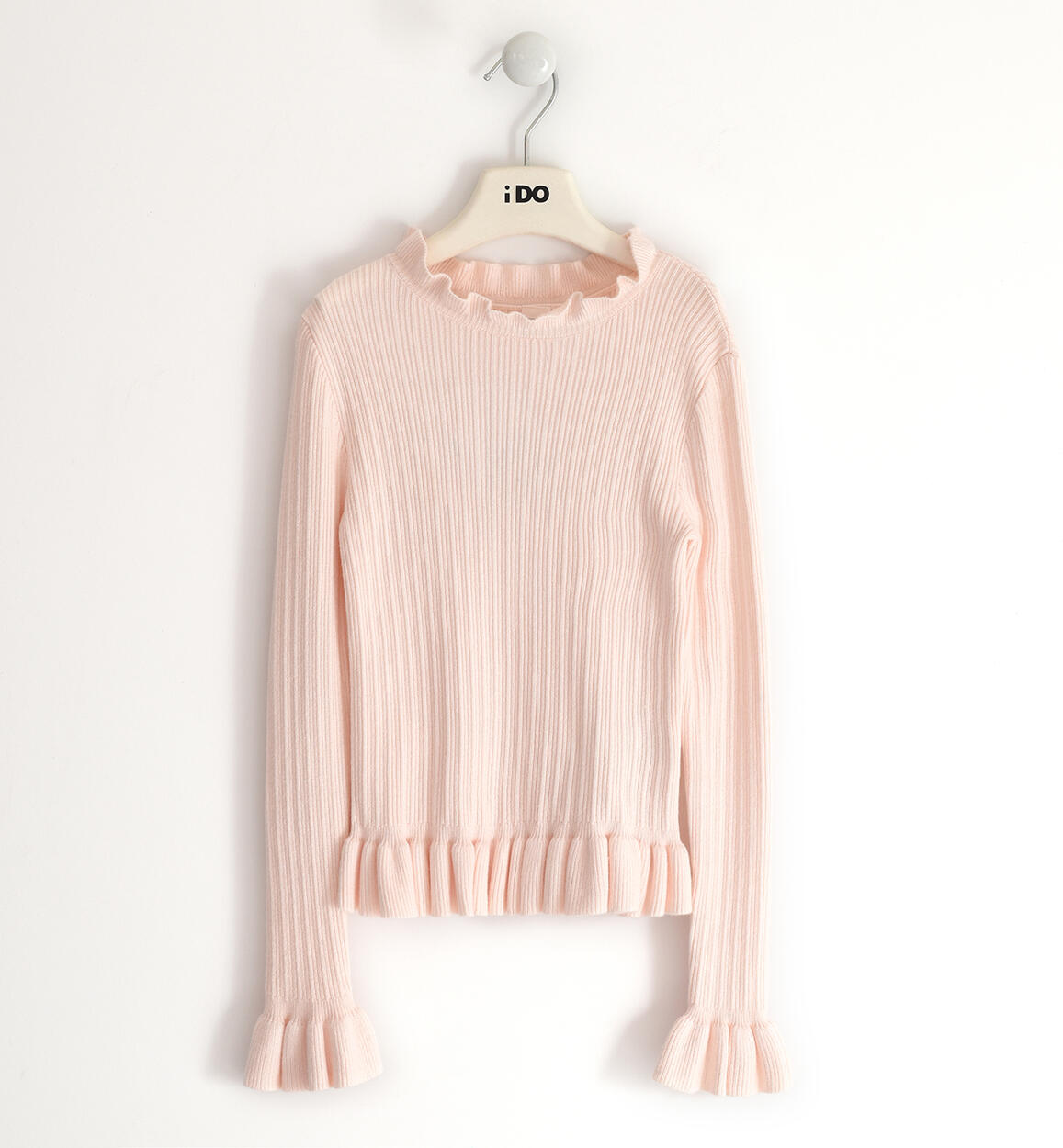 Dolcevita ragazza in tricot ROSA iDO