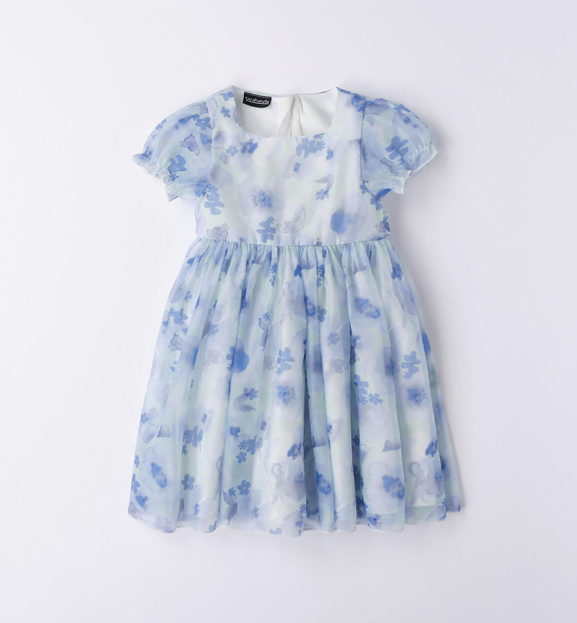 Sarabanda elegant floral dress for girls from 9 months to 8 years WHITE Sarabanda