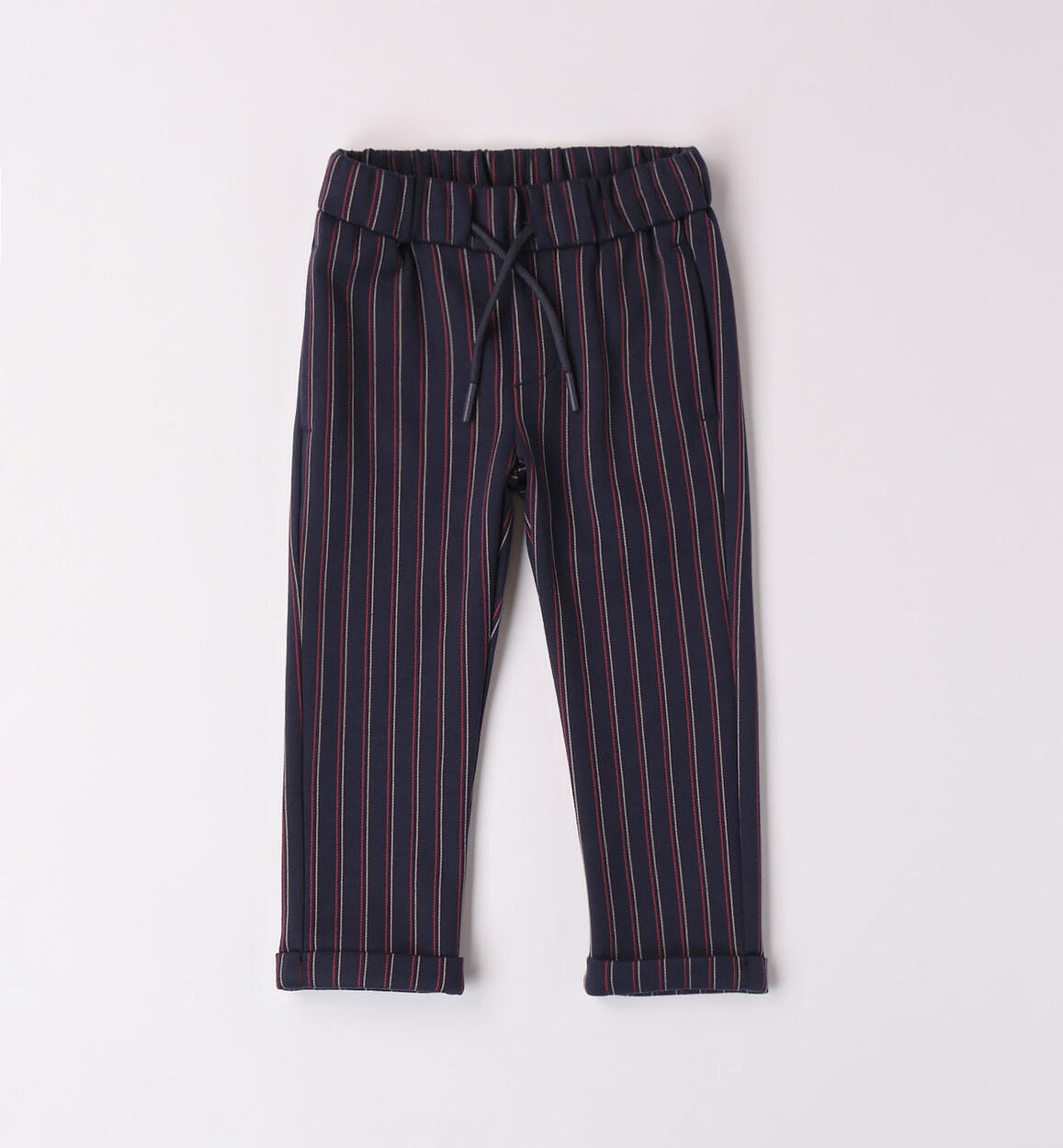 Elegante pantalone a righe per bambino BLU Sarabanda