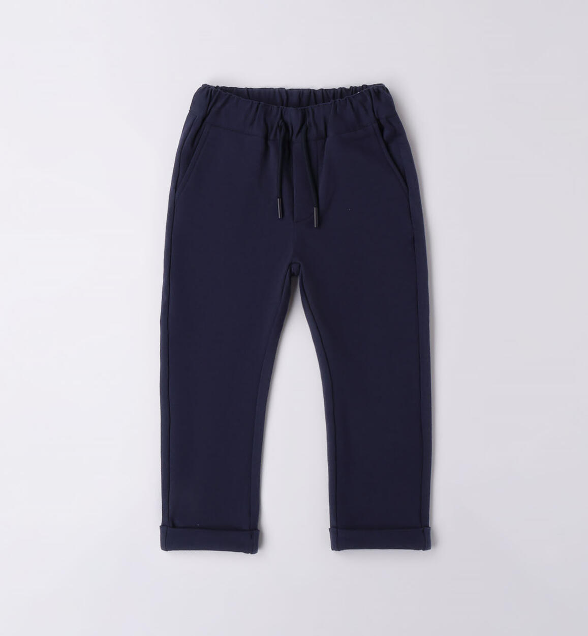 Elegante pantalone bambino in felpa BLU Sarabanda