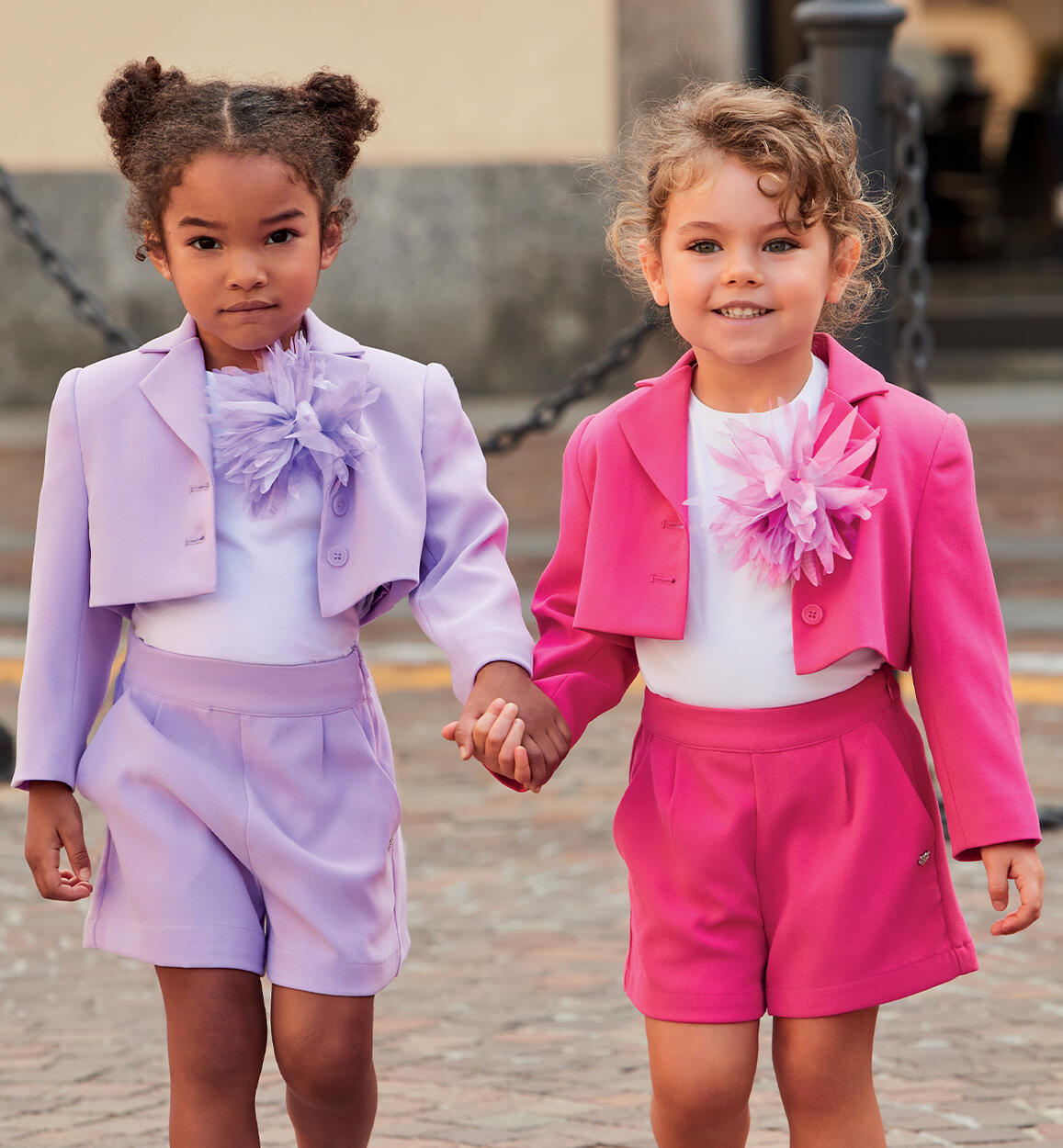 Elegante pantalone corto per bambina VIOLA Sarabanda