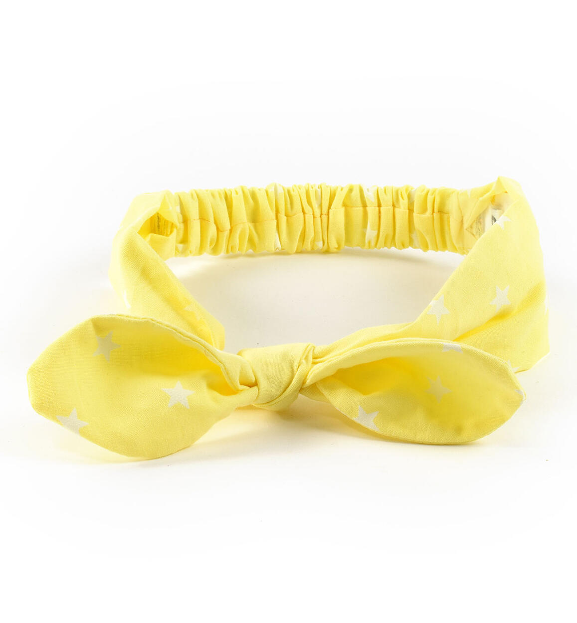 Fascia capelli bambina con stelle GIALLO iDO