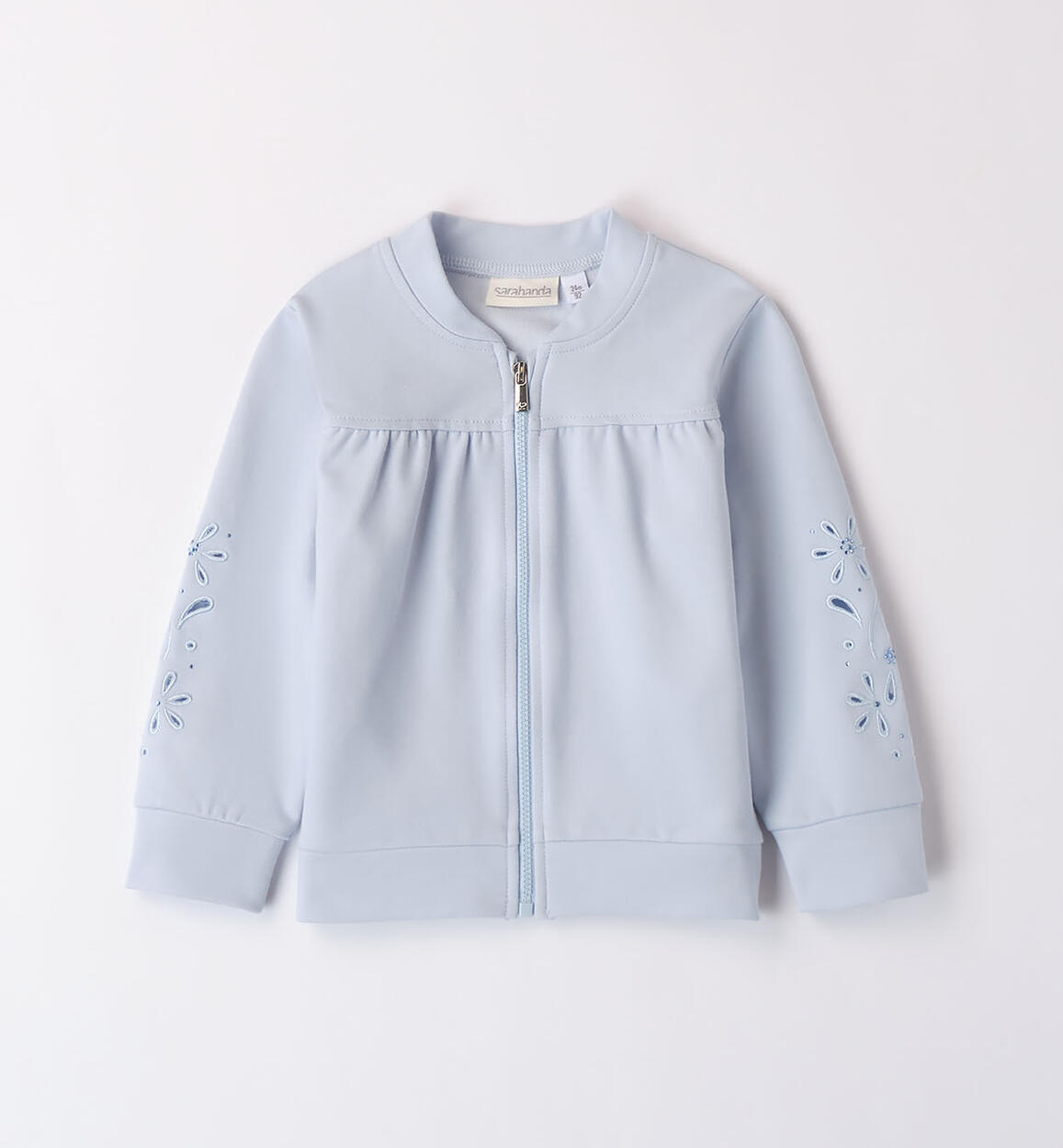 Girls' zip-up sweatshirt BLUE Sarabanda