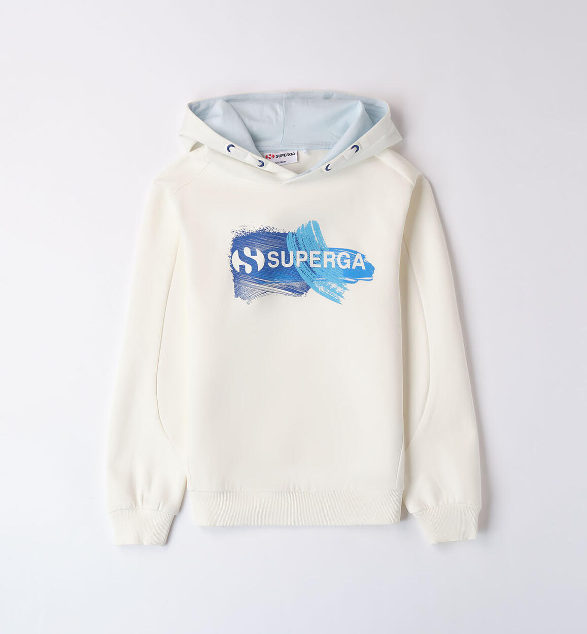 Superga Hooded Sweatshirt WHITE SUPERGA