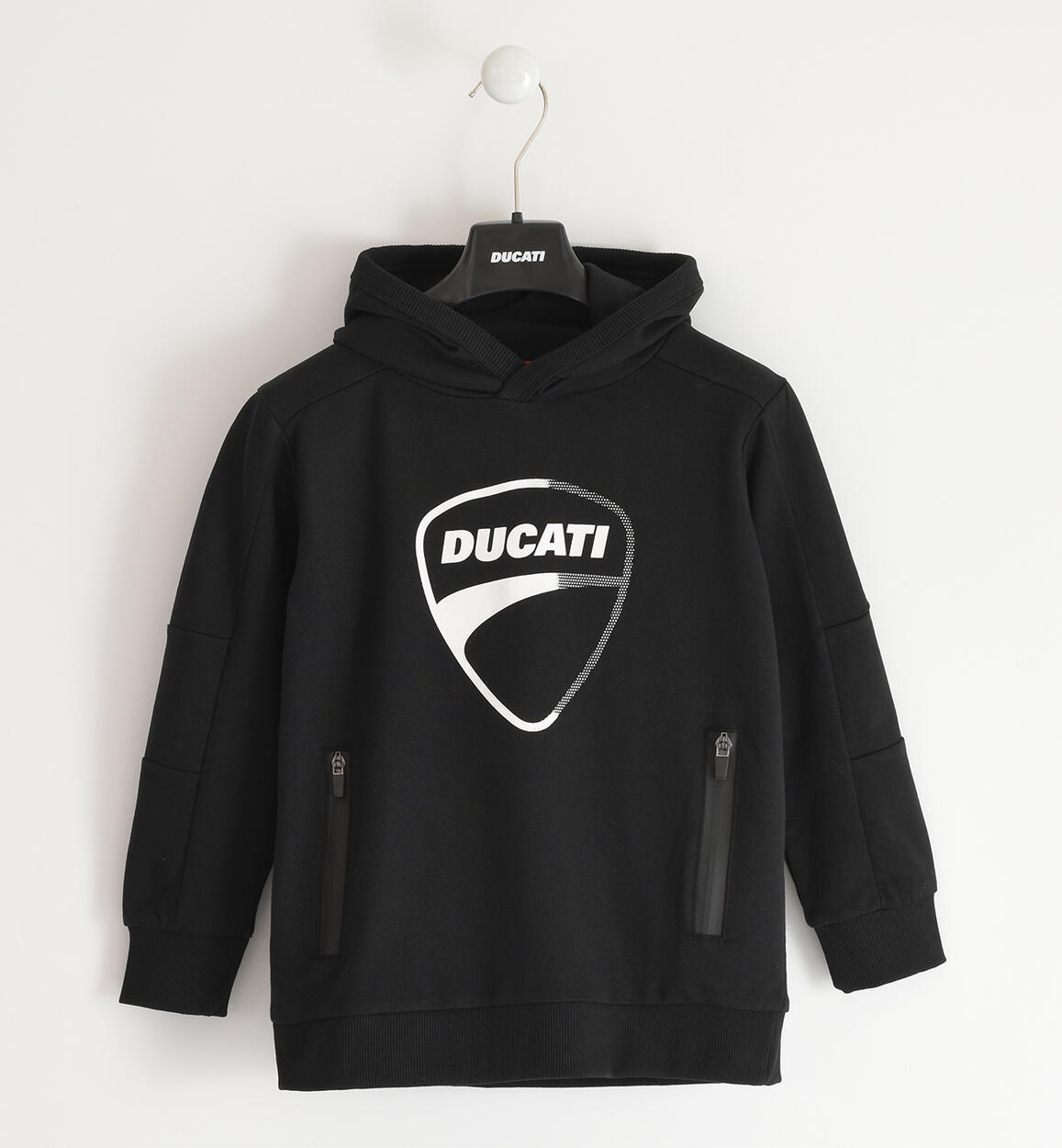 Felpa Ducati per ragazzo con cappuccio NERO DUCATI