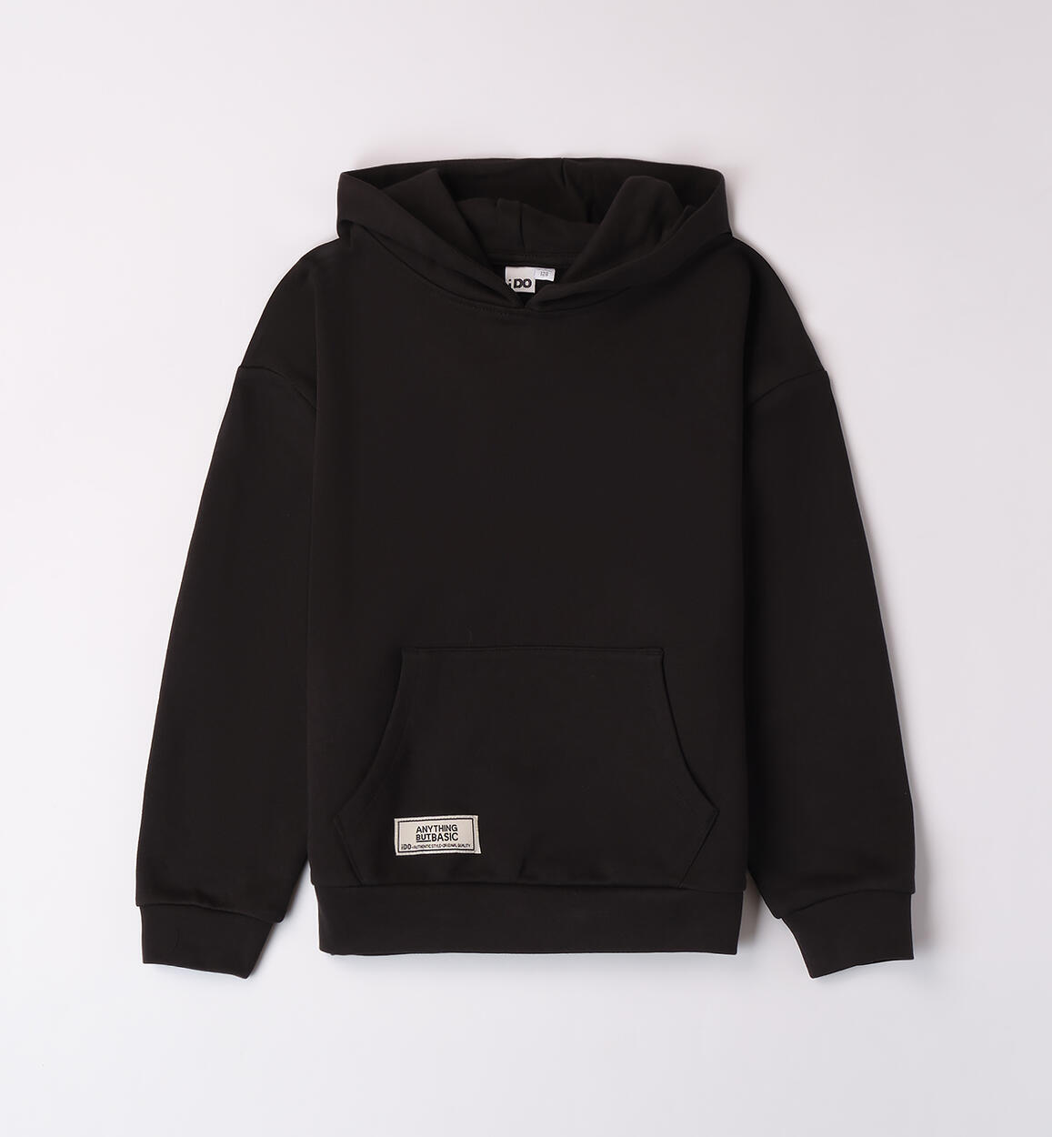 Children's oversized sweatshirt BLACK iDO