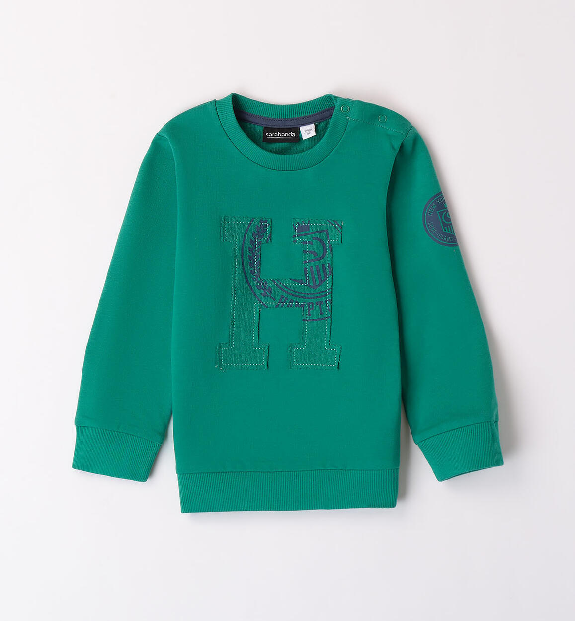 Boys' crew neck sweatshirt GREEN Sarabanda