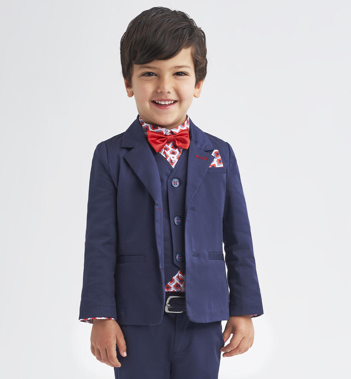 Boys' elegant jacket BLUE iDO