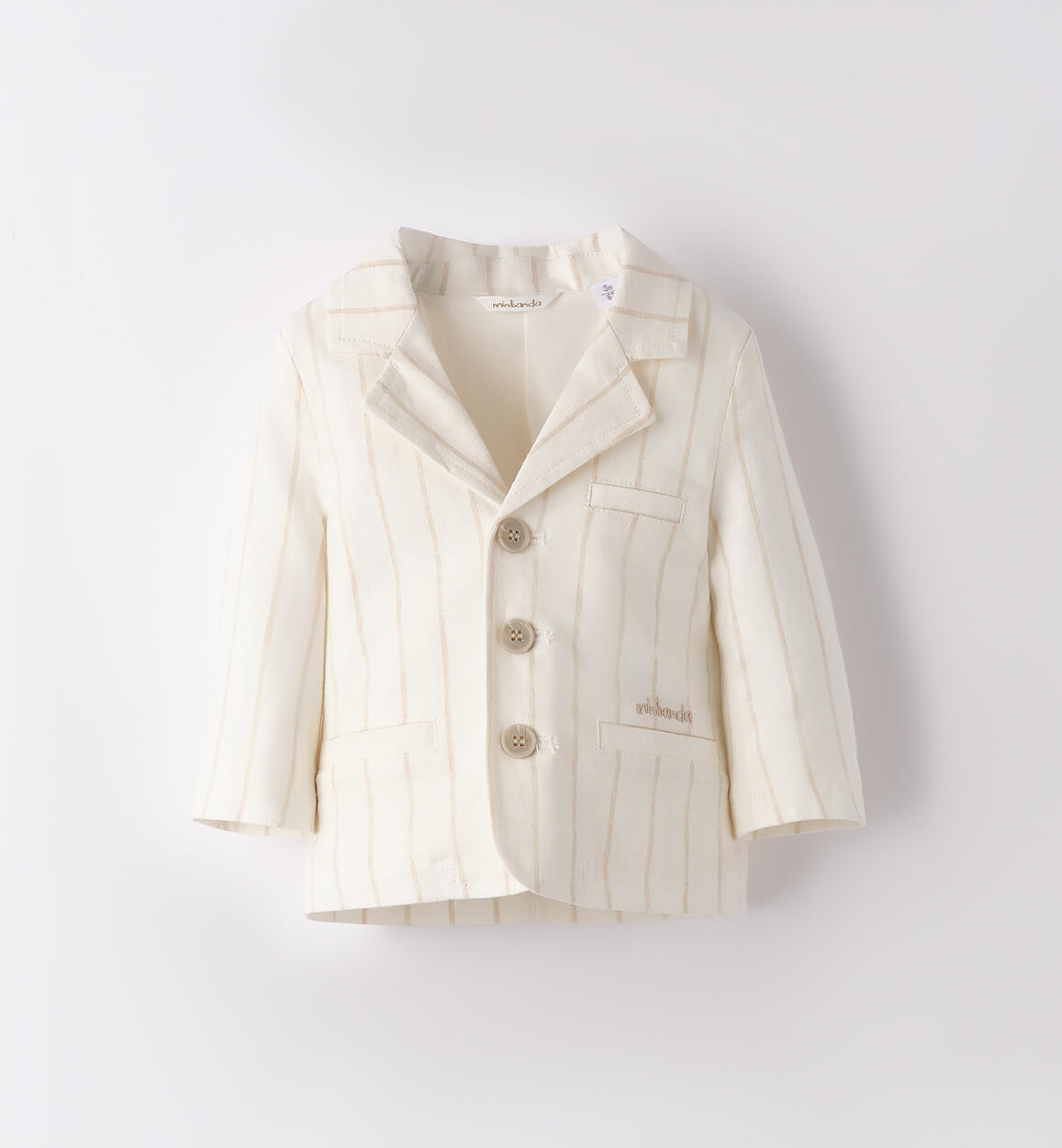 Boys' elegant waistcoat BEIGE Minibanda