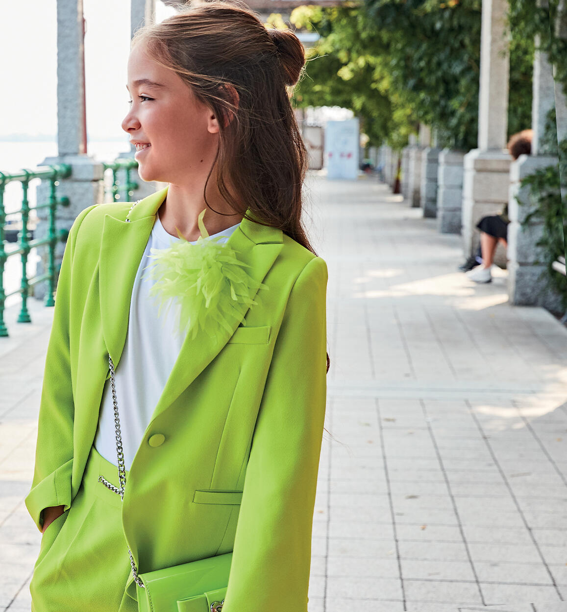 Giacca per ragazza elegante VERDE Sarabanda