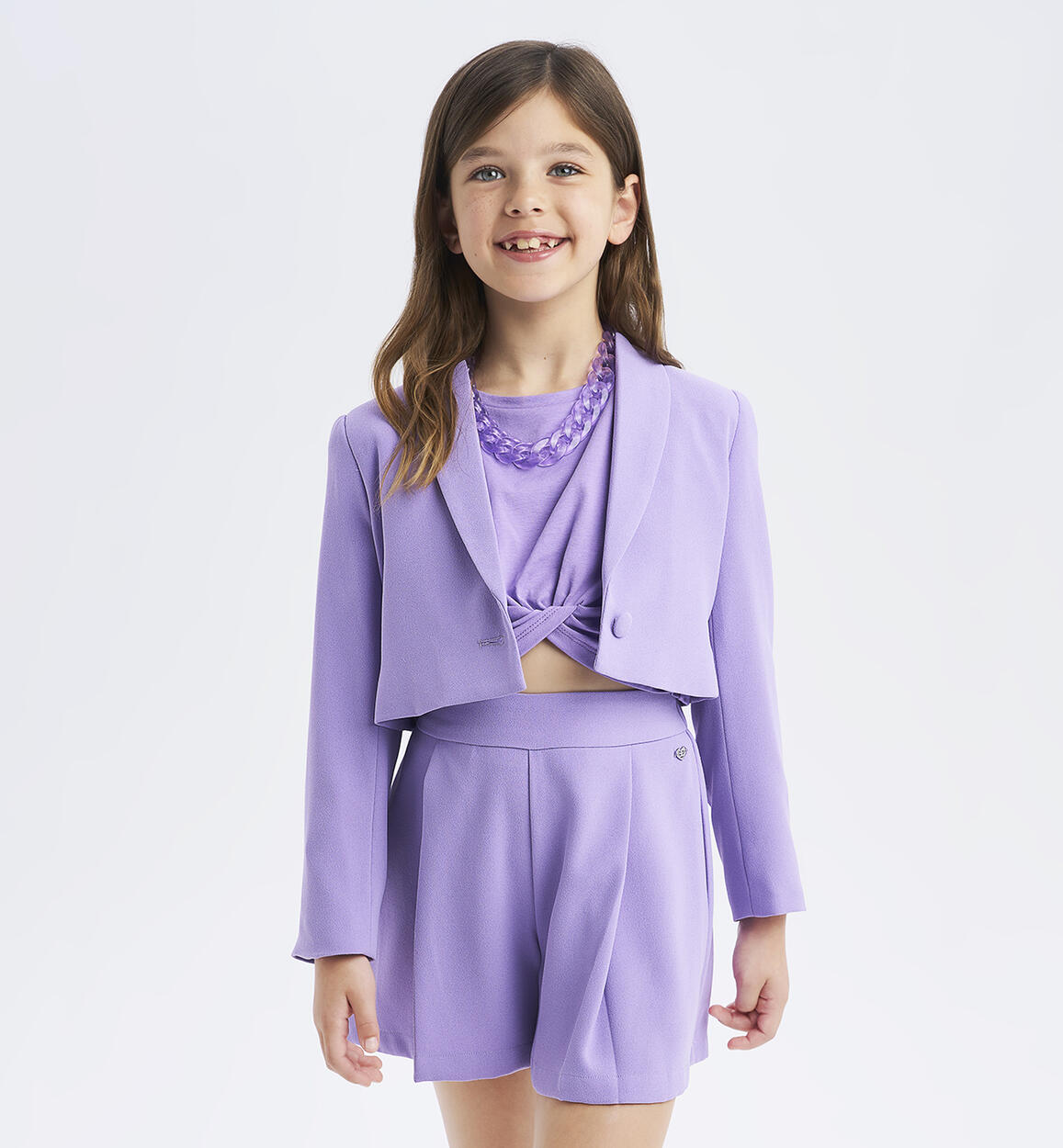 Girls' cropped jacket VIOLET Sarabanda