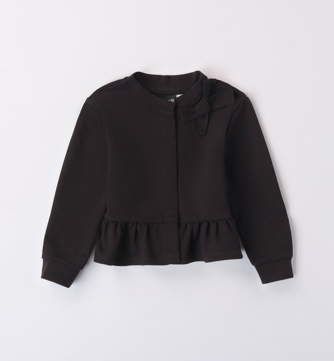 Sarabanda Milano knit jacket for girls from 9 months to 8 years BLACK Sarabanda