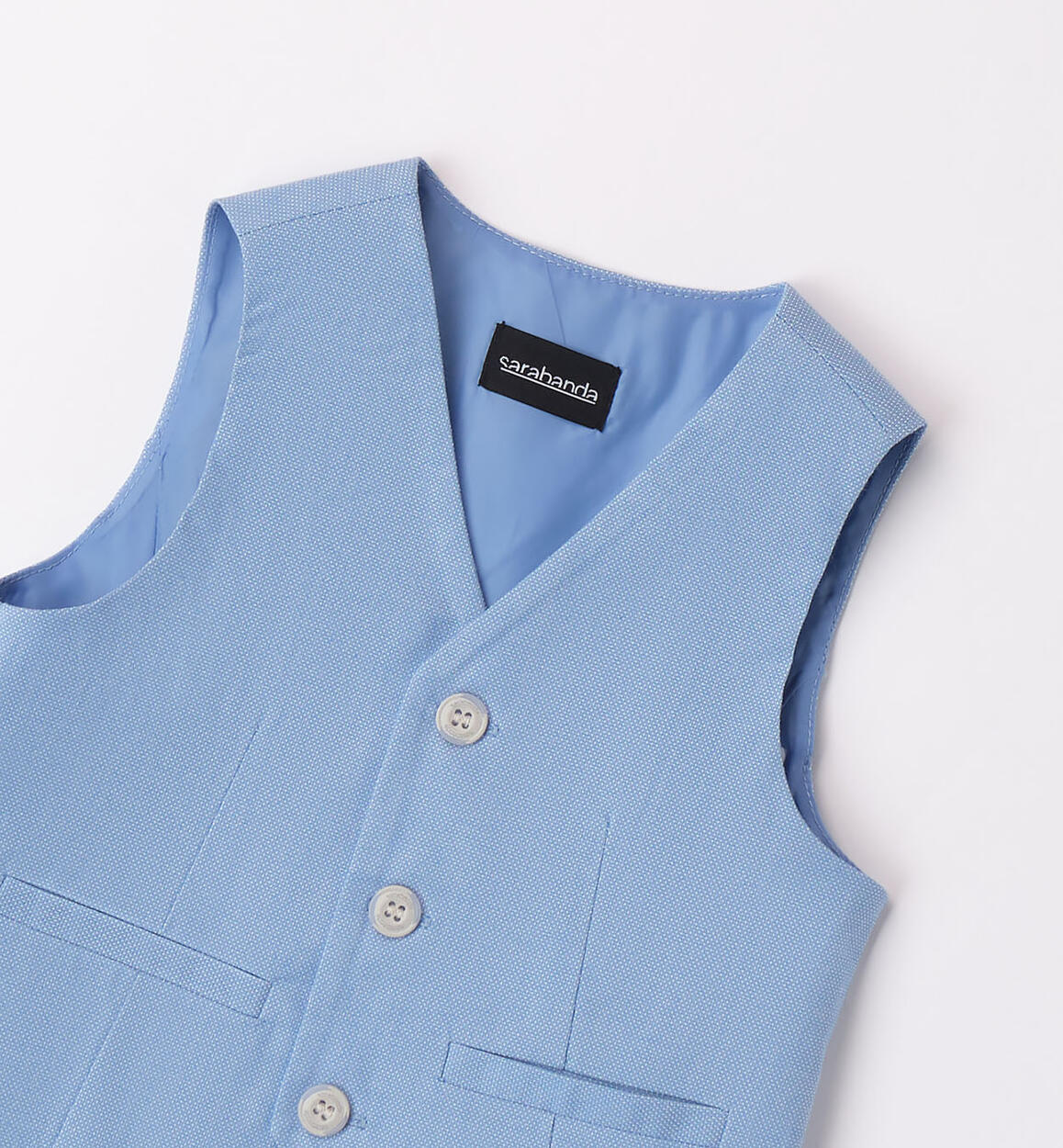 Boys' elegant waistcoat BLUE Sarabanda