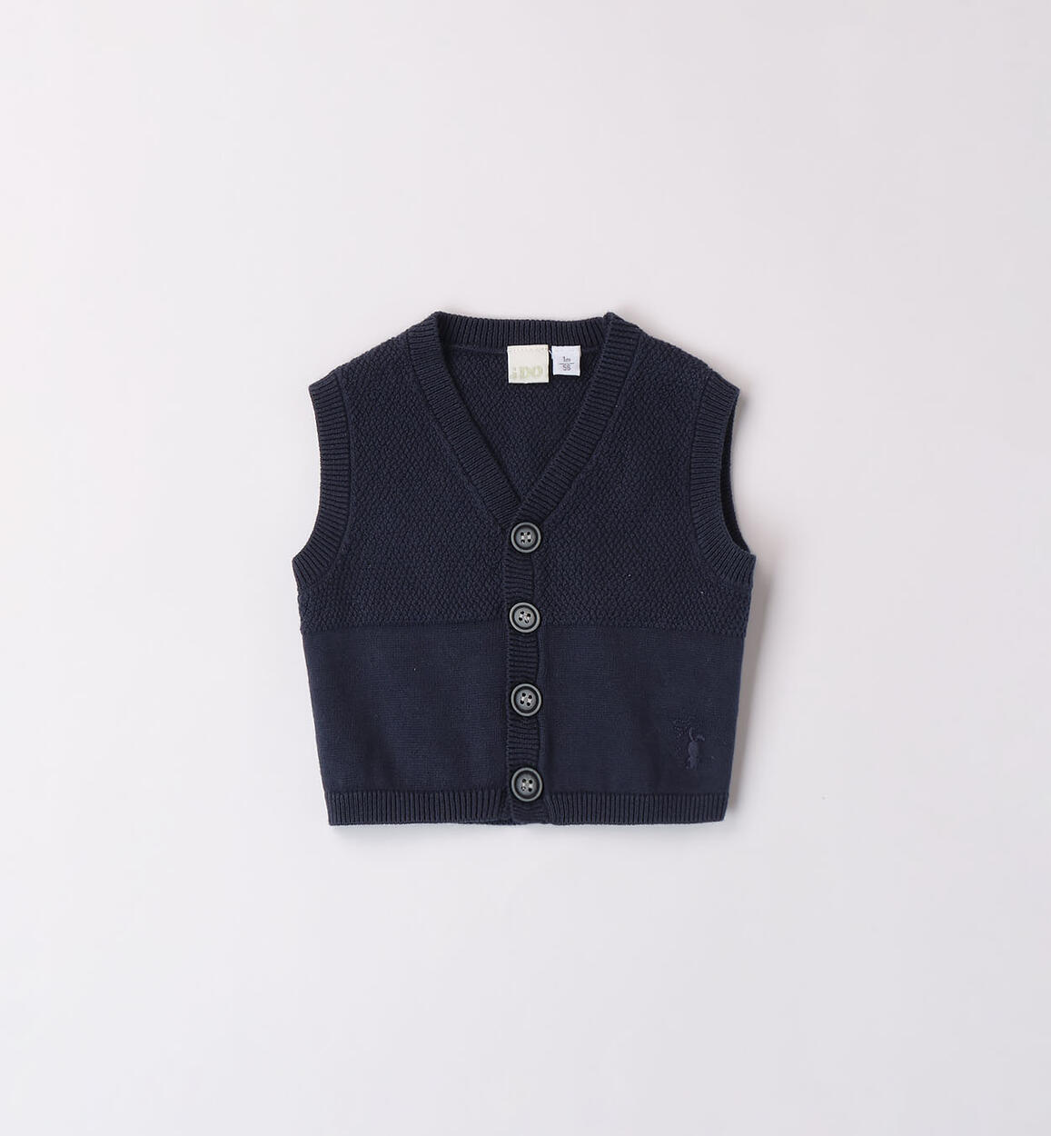 Gilet elegante blu bimbo BLU iDO