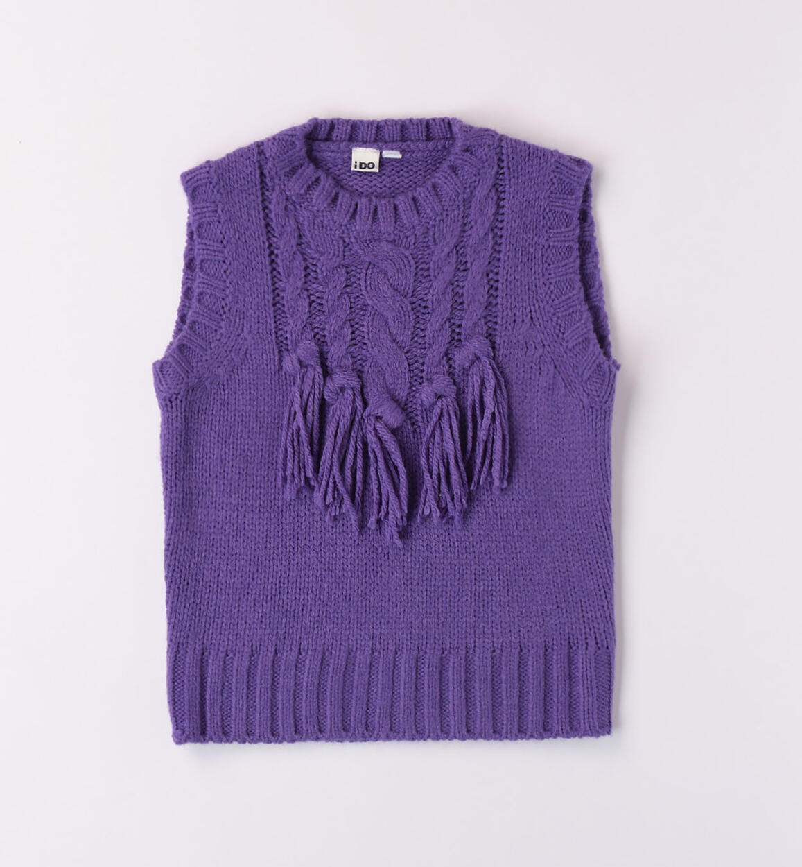 Gilet in tricot per ragazza VIOLA iDO