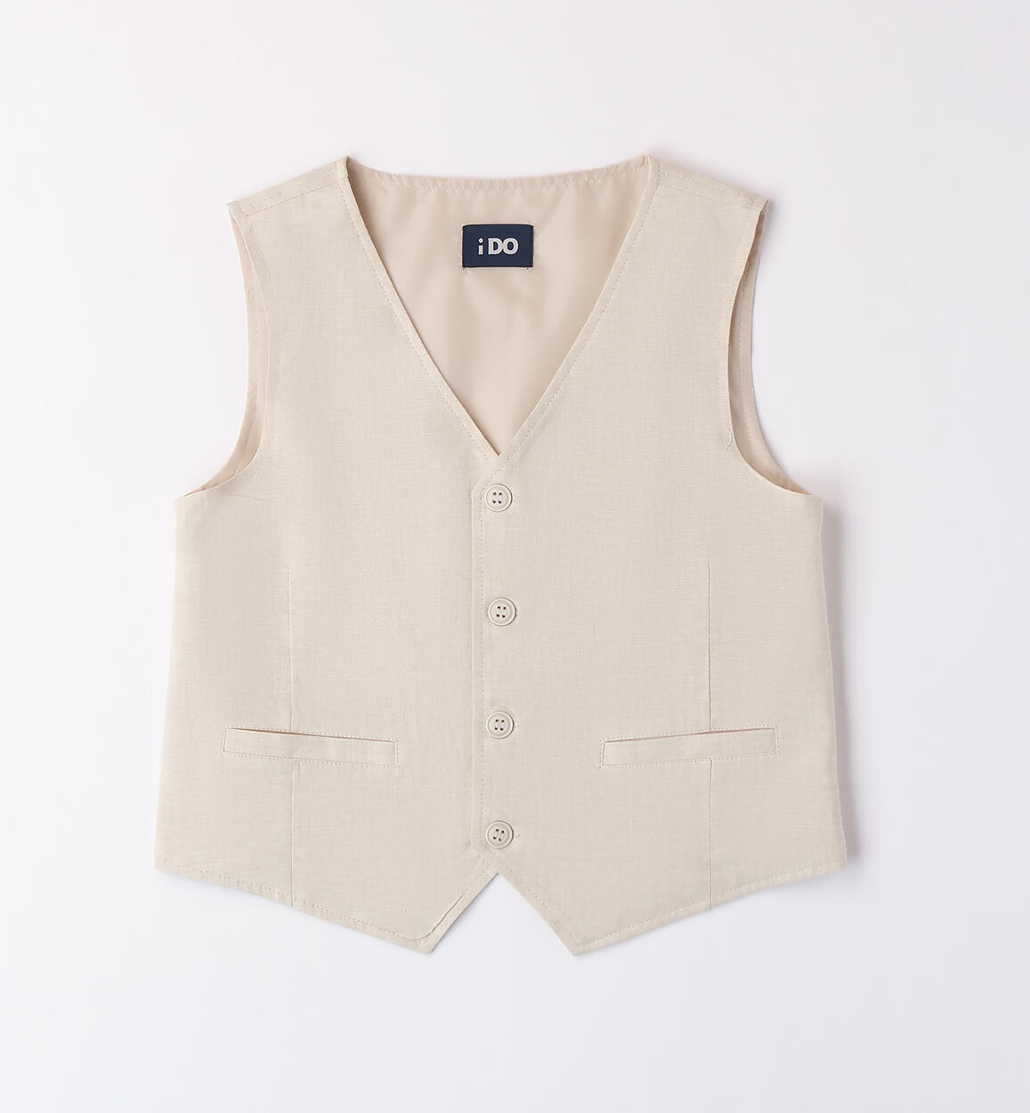 Gilet per ragazzo elegante BEIGE iDO