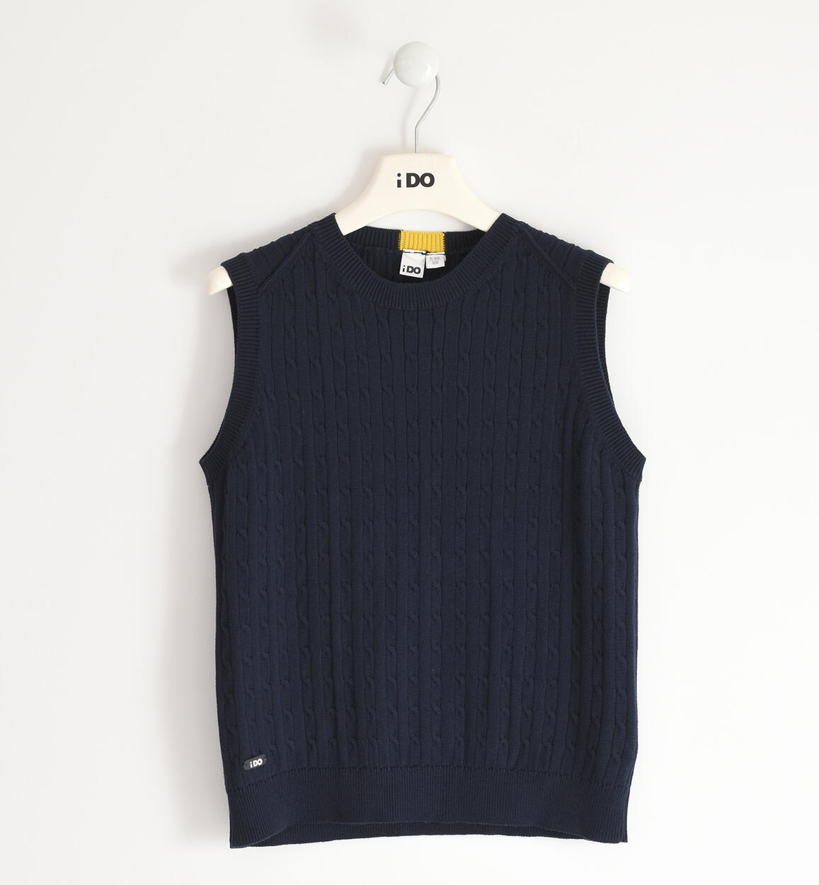 Gilet ragazzo in tricot BLU iDO