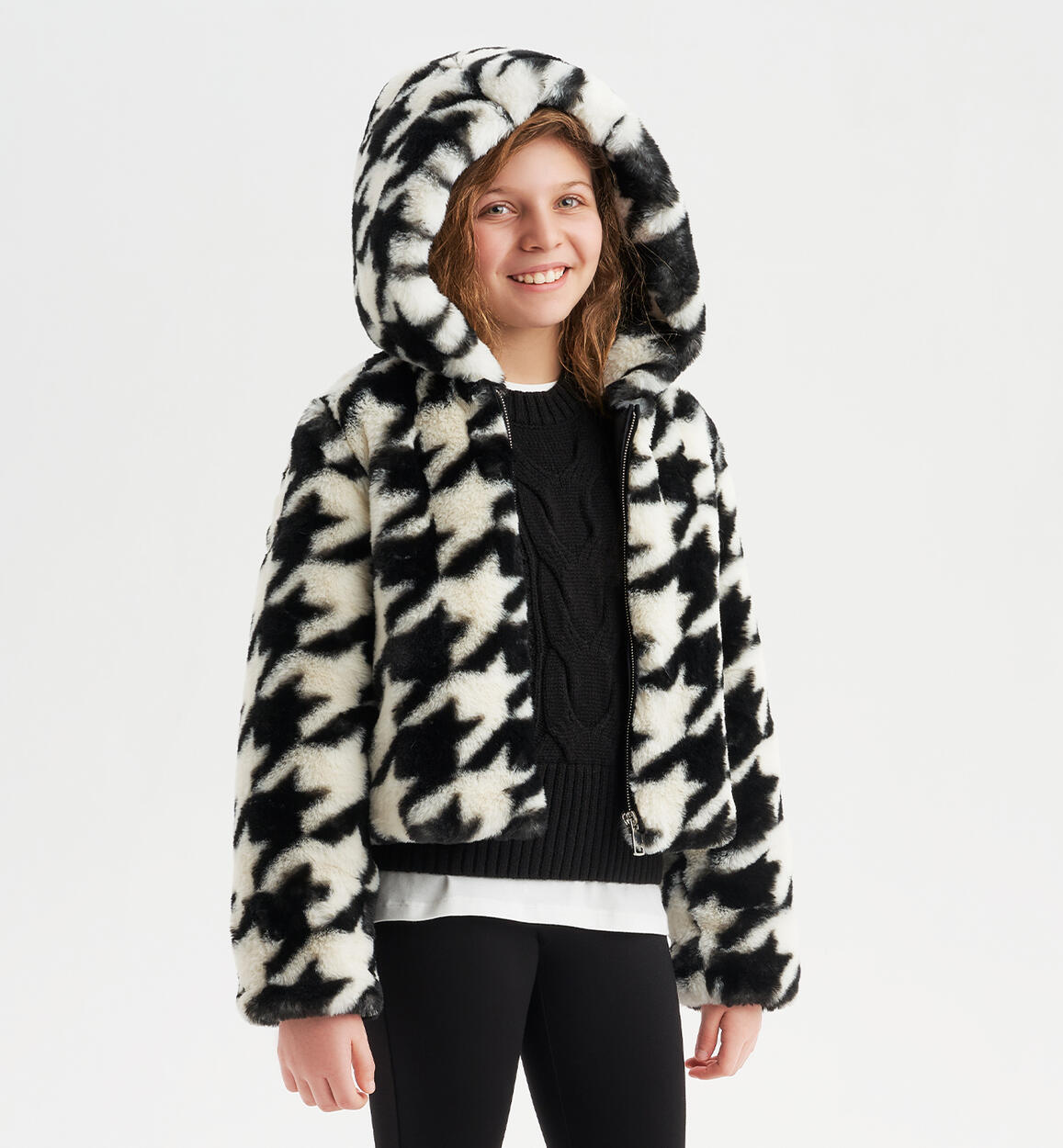 Sarabanda winter jacket for girls from 8 to 16 years CREAM Sarabanda