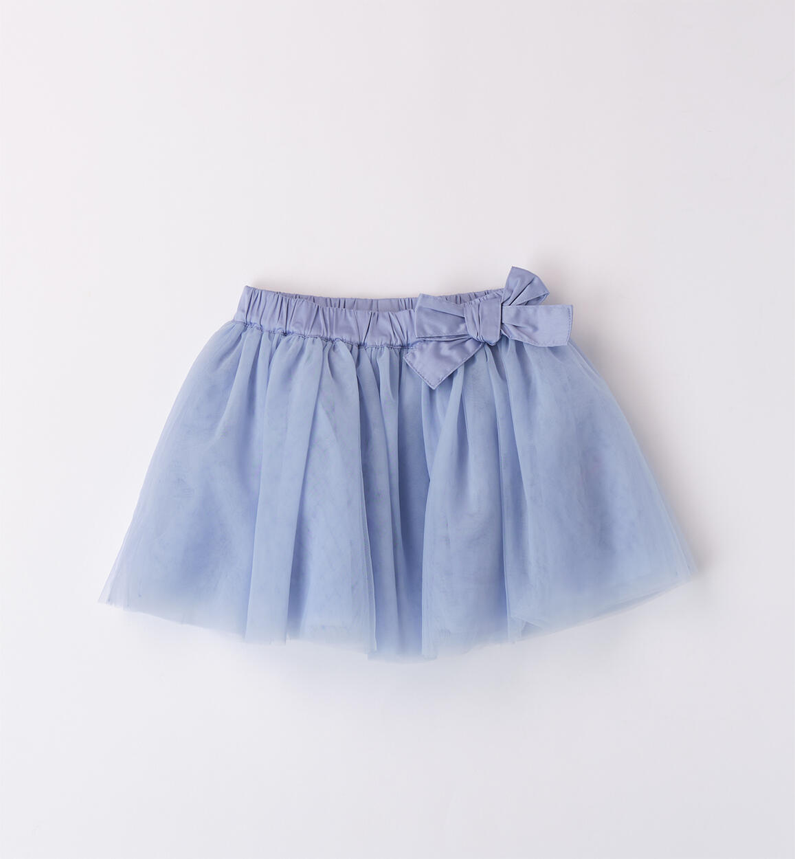 Girls' tulle skirt  LIGHT BLUE iDO