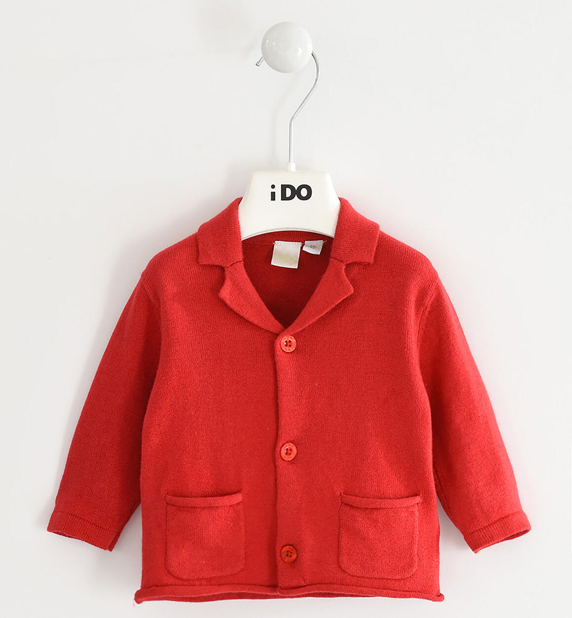 Grazioso cardigan iDO per neonato ROSSO iDO