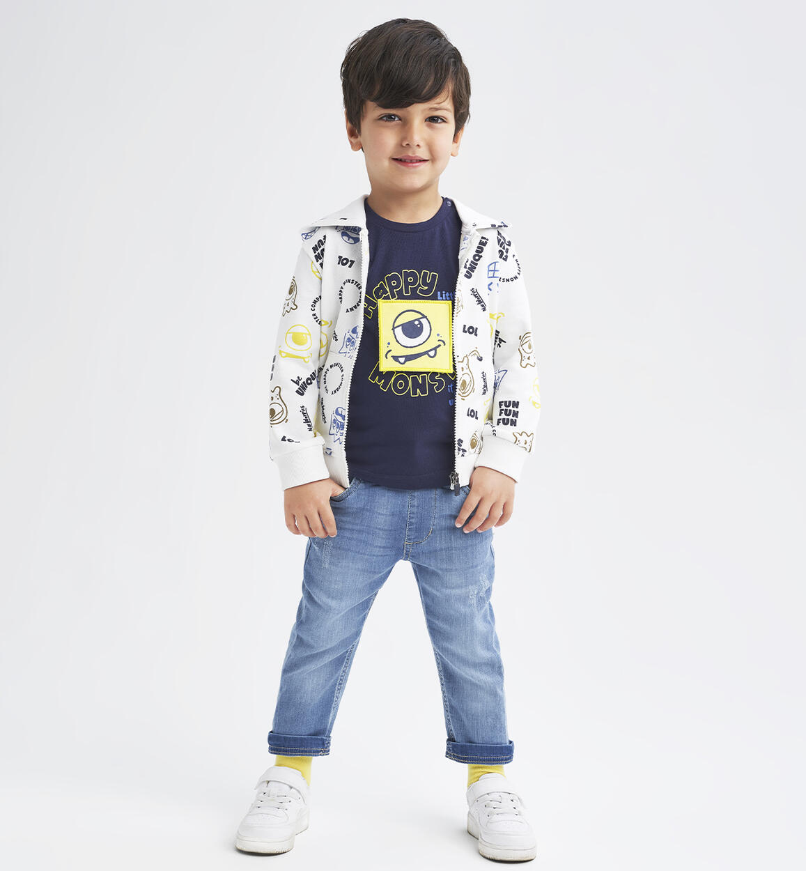 Jeans con coulisse per bambino BLU iDO