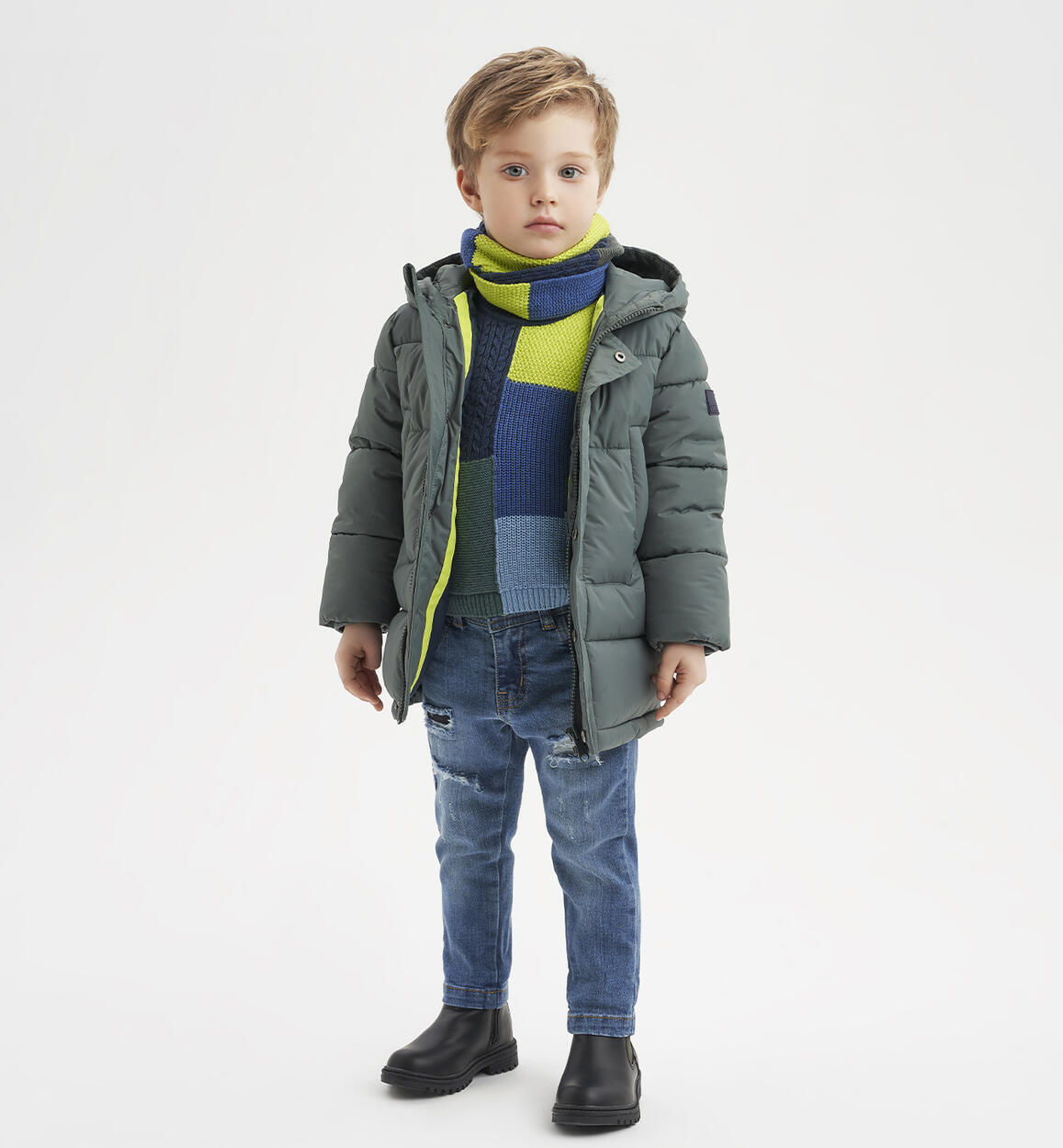 Jeans con strappi per bambino BLU Sarabanda