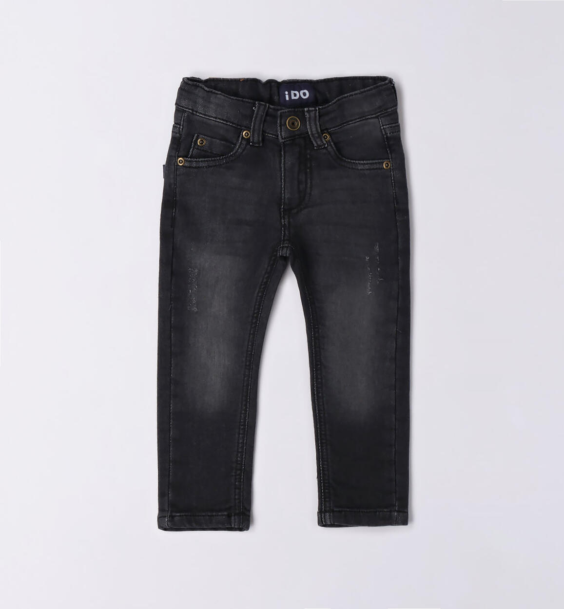 Jeans slim bambino NERO iDO