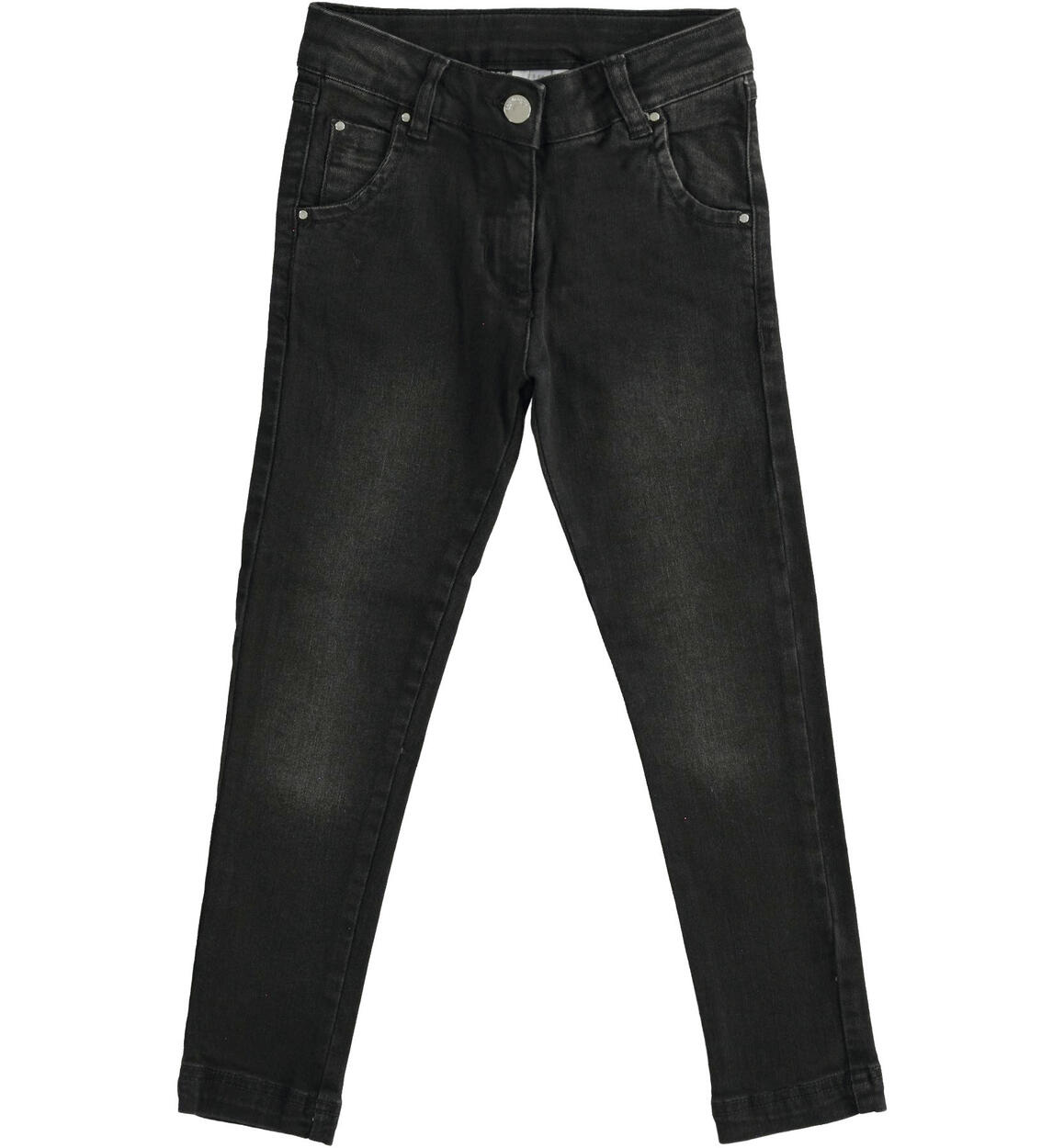 Jeans slim per ragazza NERO Sarabanda