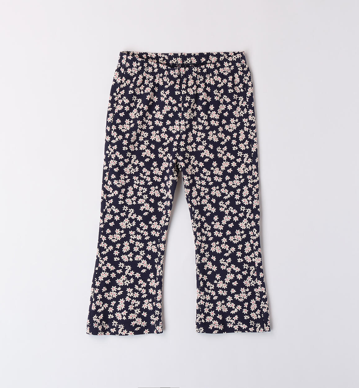 Leggings a fiori per bambina BLU iDO