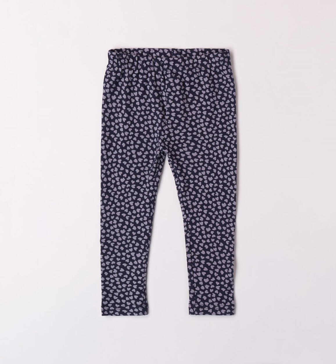 Leggings bambina con cuori BLU iDO