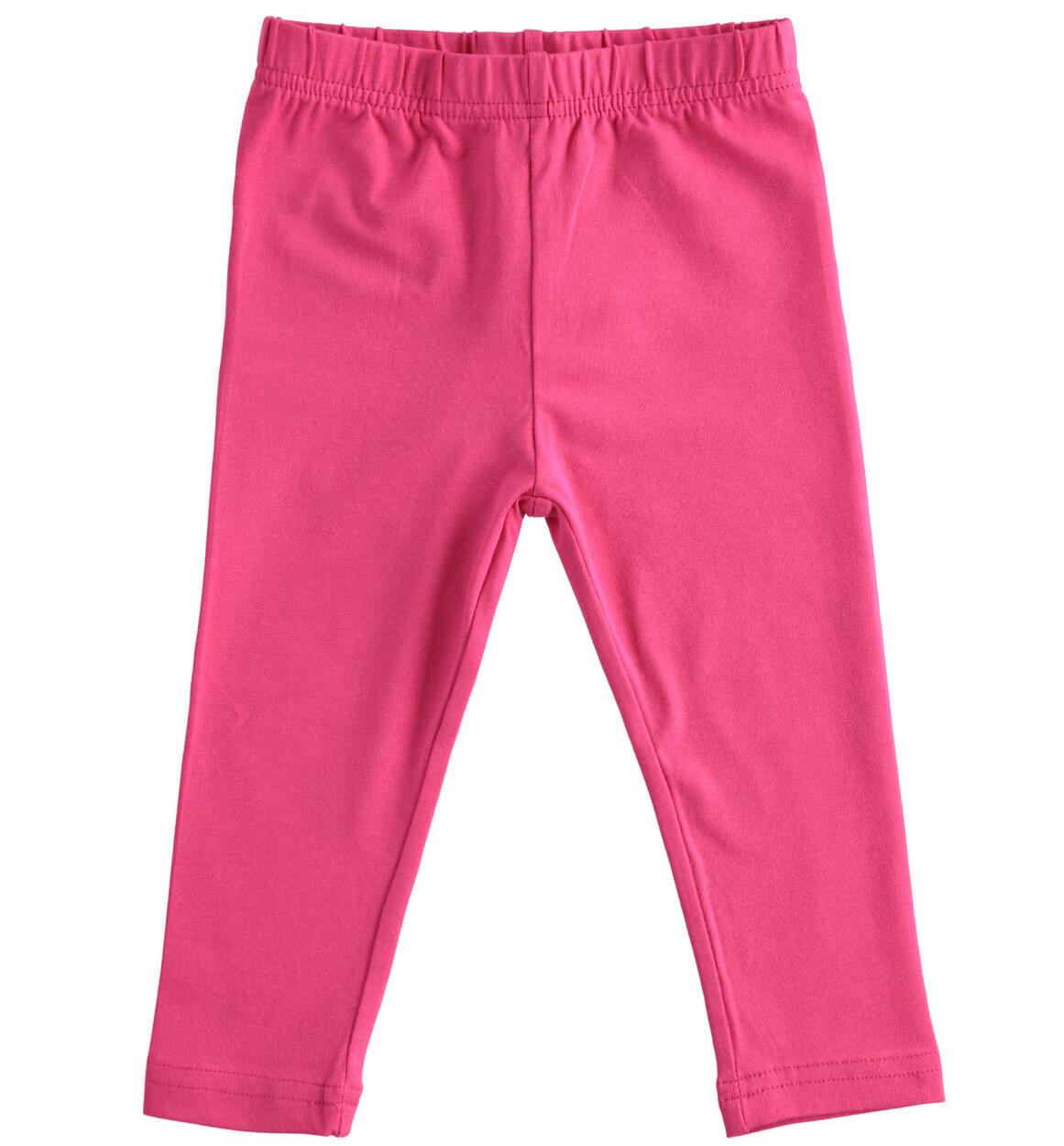 Leggings bambina in jersey stretch FUCSIA iDO