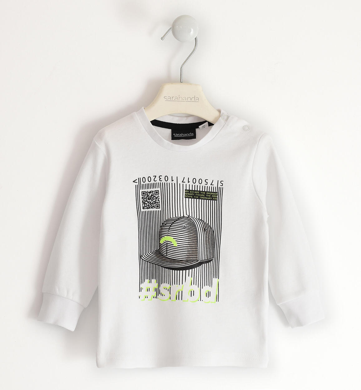 Maglia bambino girocollo BIANCO Sarabanda