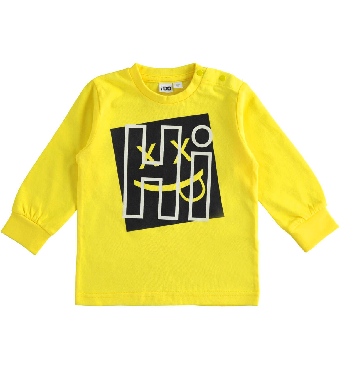 Maglia bambino manica lunga GIALLO iDO